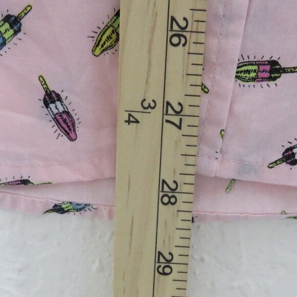 Public Opinion* Men's Short Sleeve Button Down Curved Hem Pocket Shirt~ Medium - Picture 8 of 11